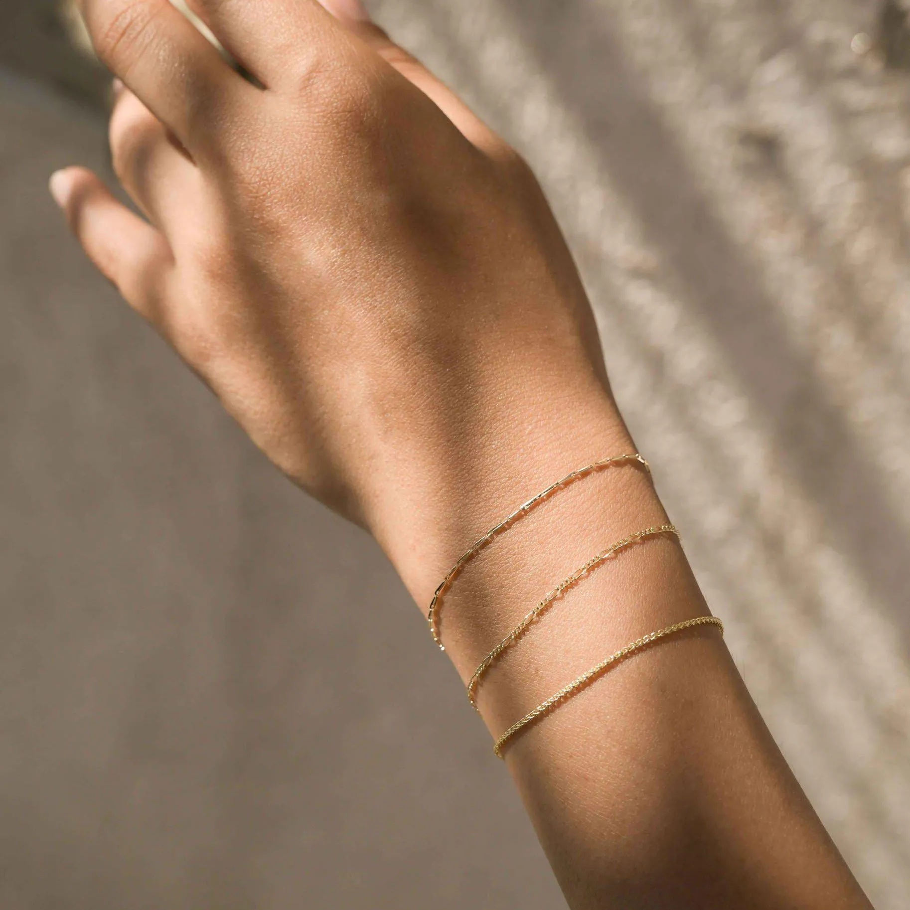 9ct Gold Spiga Chain Bracelet - Image 4