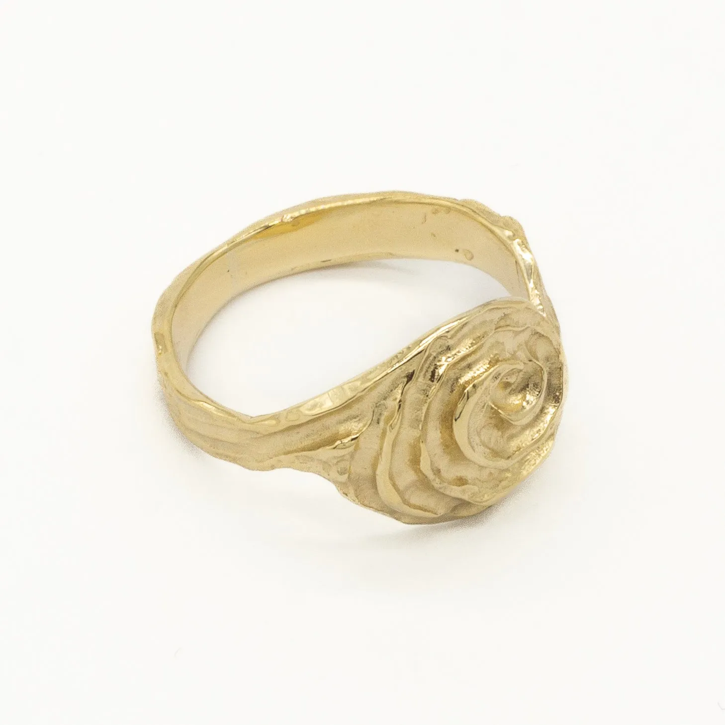 9ct Gold Bloom Swirl Ring - Image 10