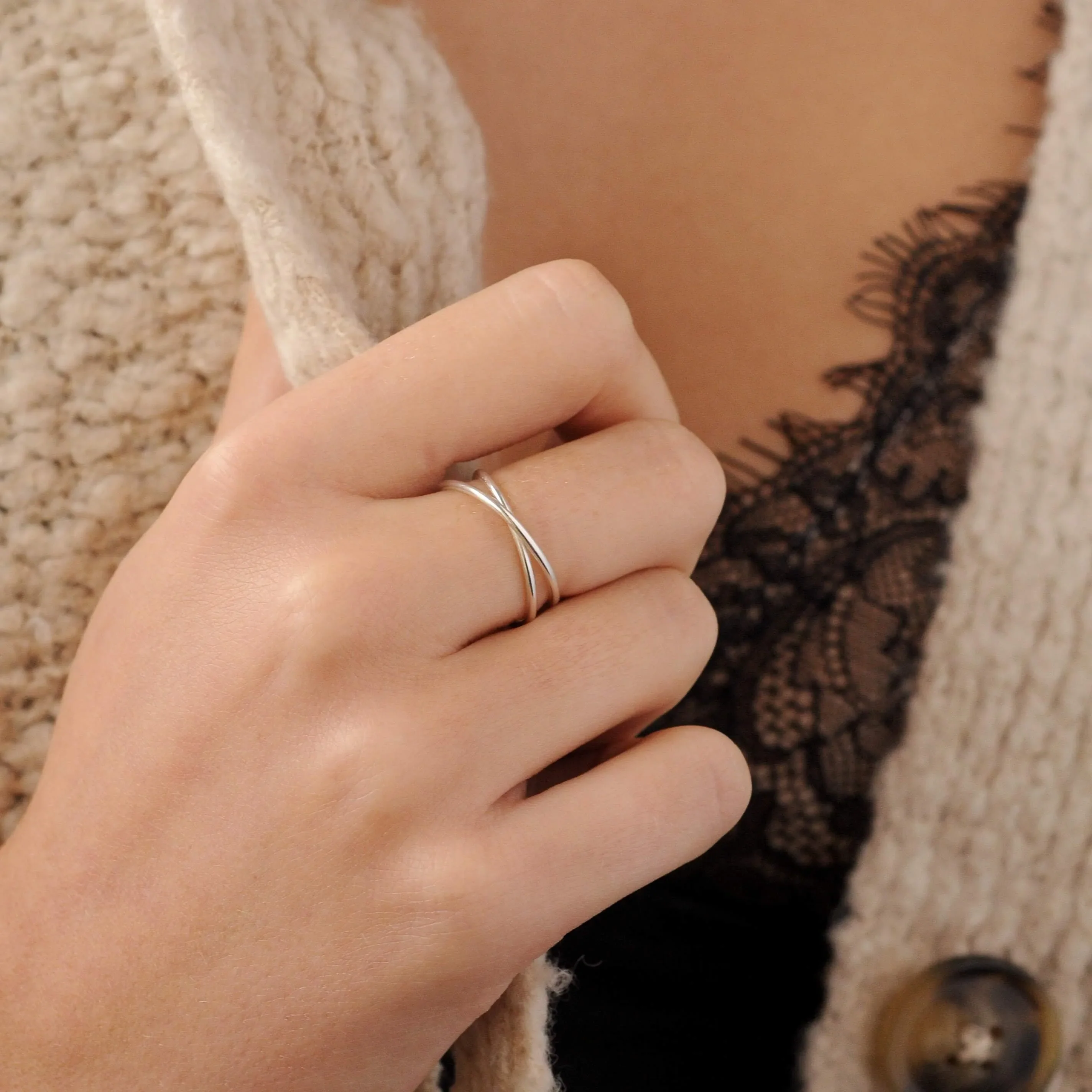 Silver Eternity Ring - Image 3