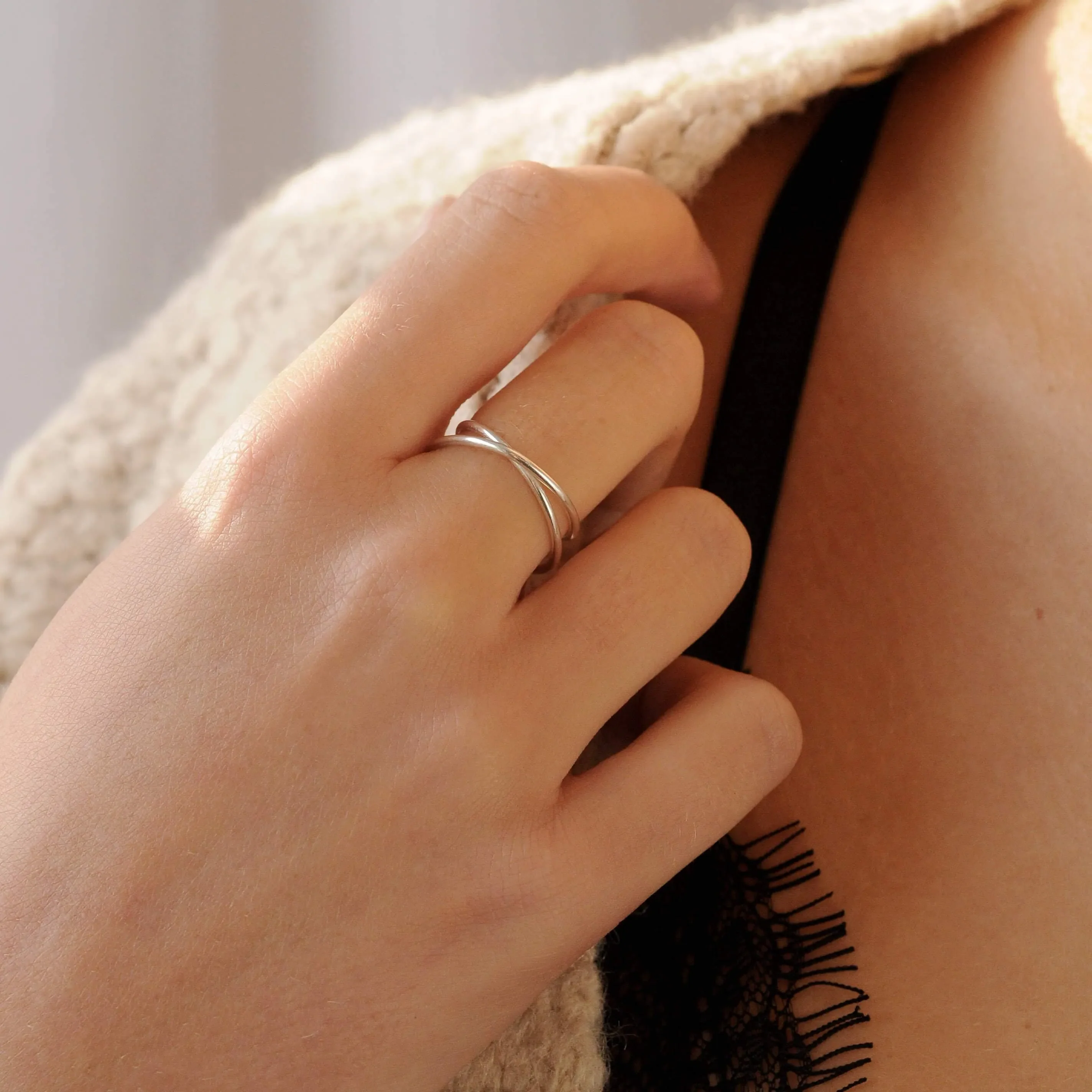 Silver Eternity Ring - Image 5