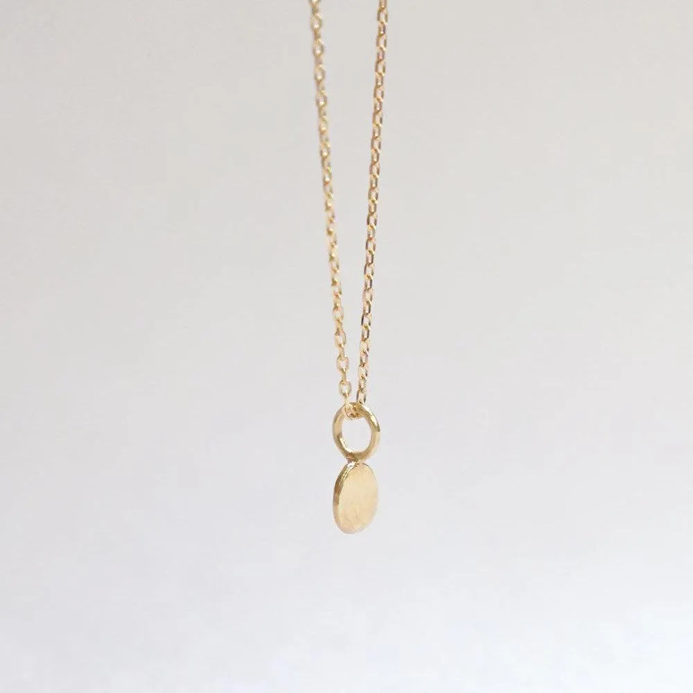 9ct Gold Dot Necklace - Image 5