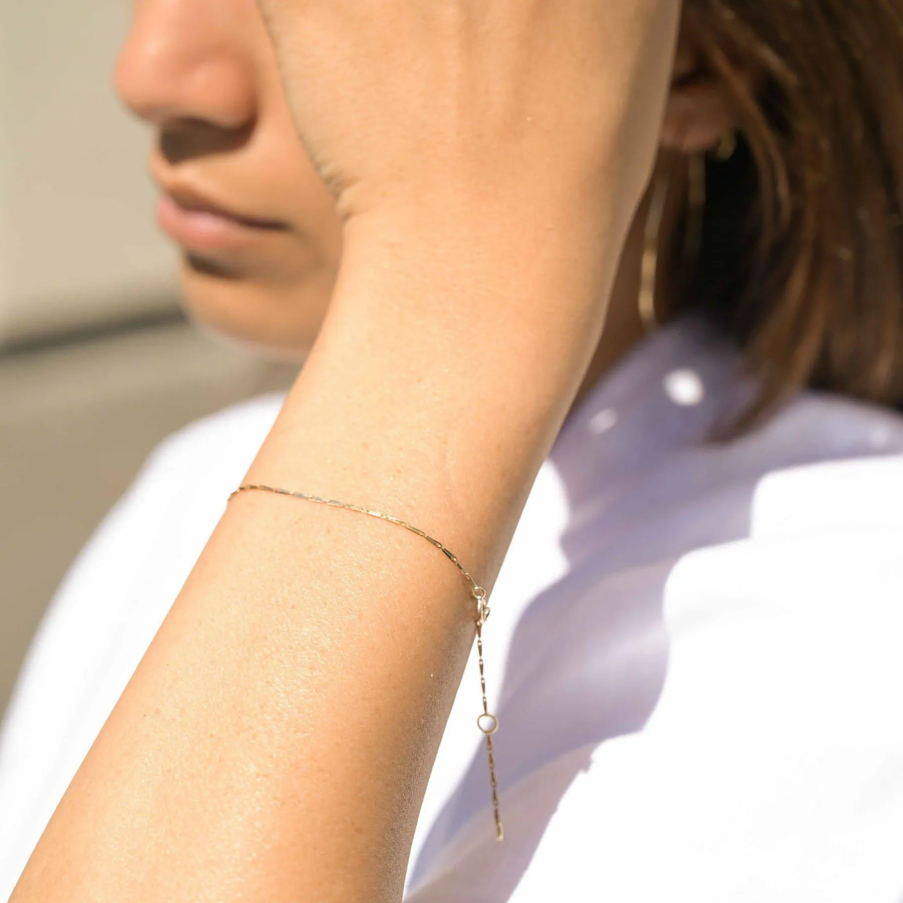 9ct Gold Hayseed Chain Bracelet - Image 3