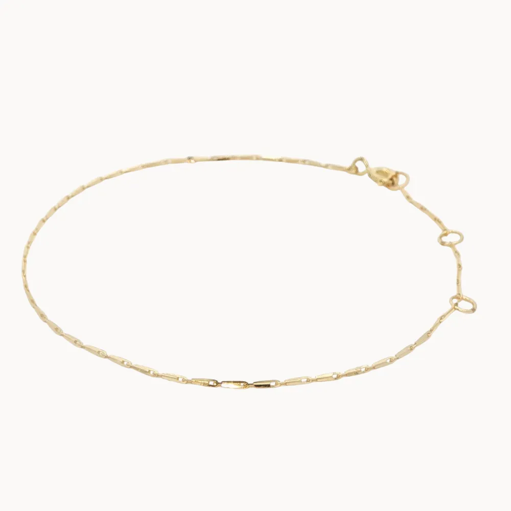 9ct Gold Hayseed Chain Bracelet - Image 4