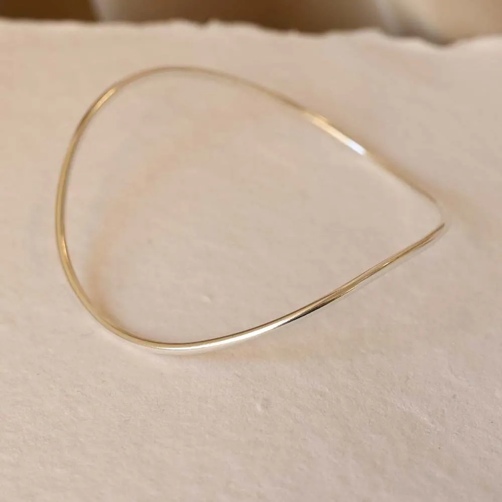 Silver Flow Bangle - Image 8