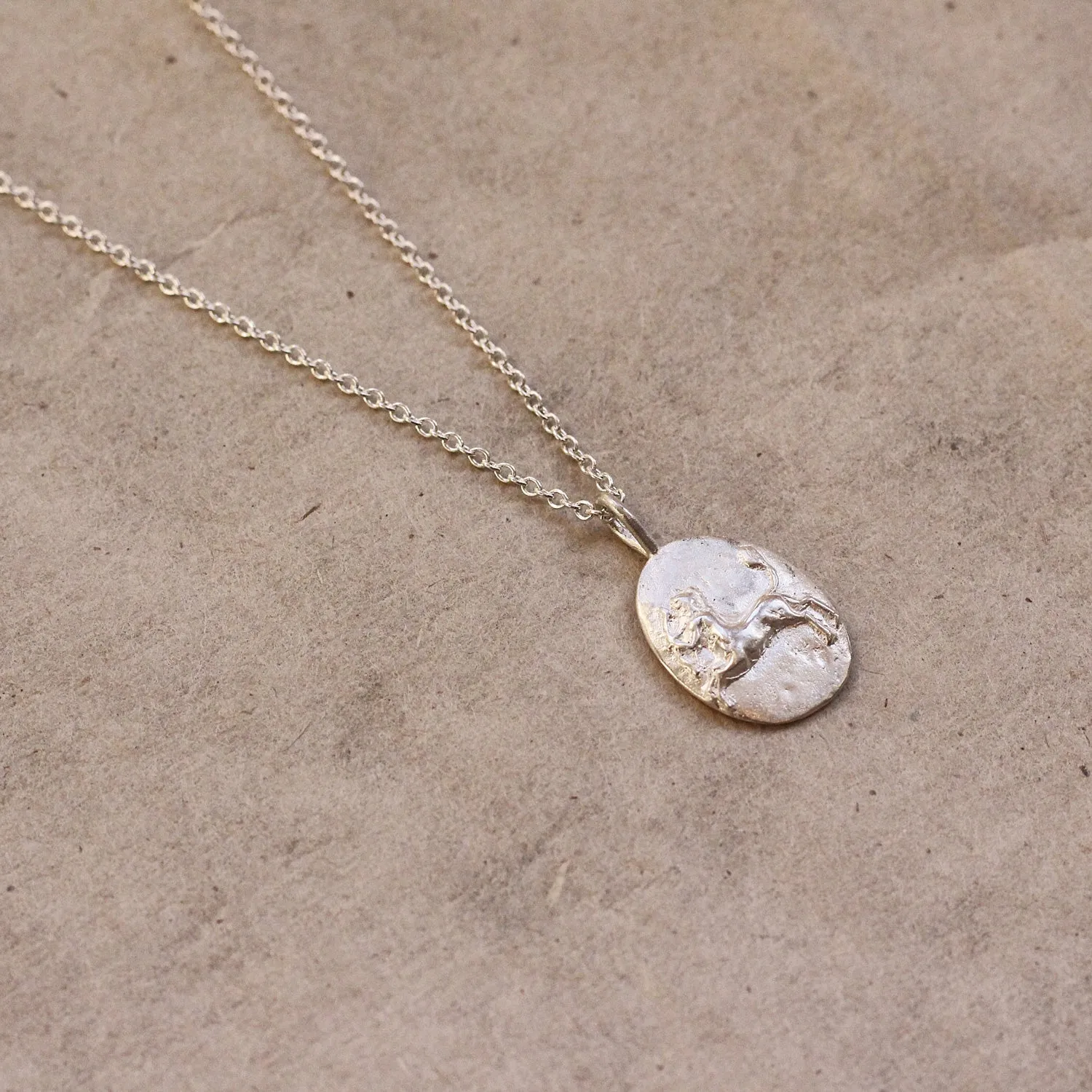 Silver Personalised Sagittarius Necklace - Image 3