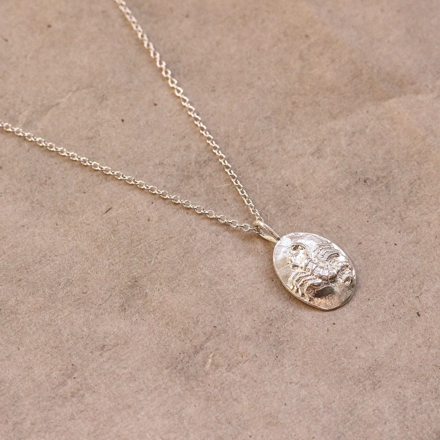 Silver Personalised Scorpio Necklace - Image 3