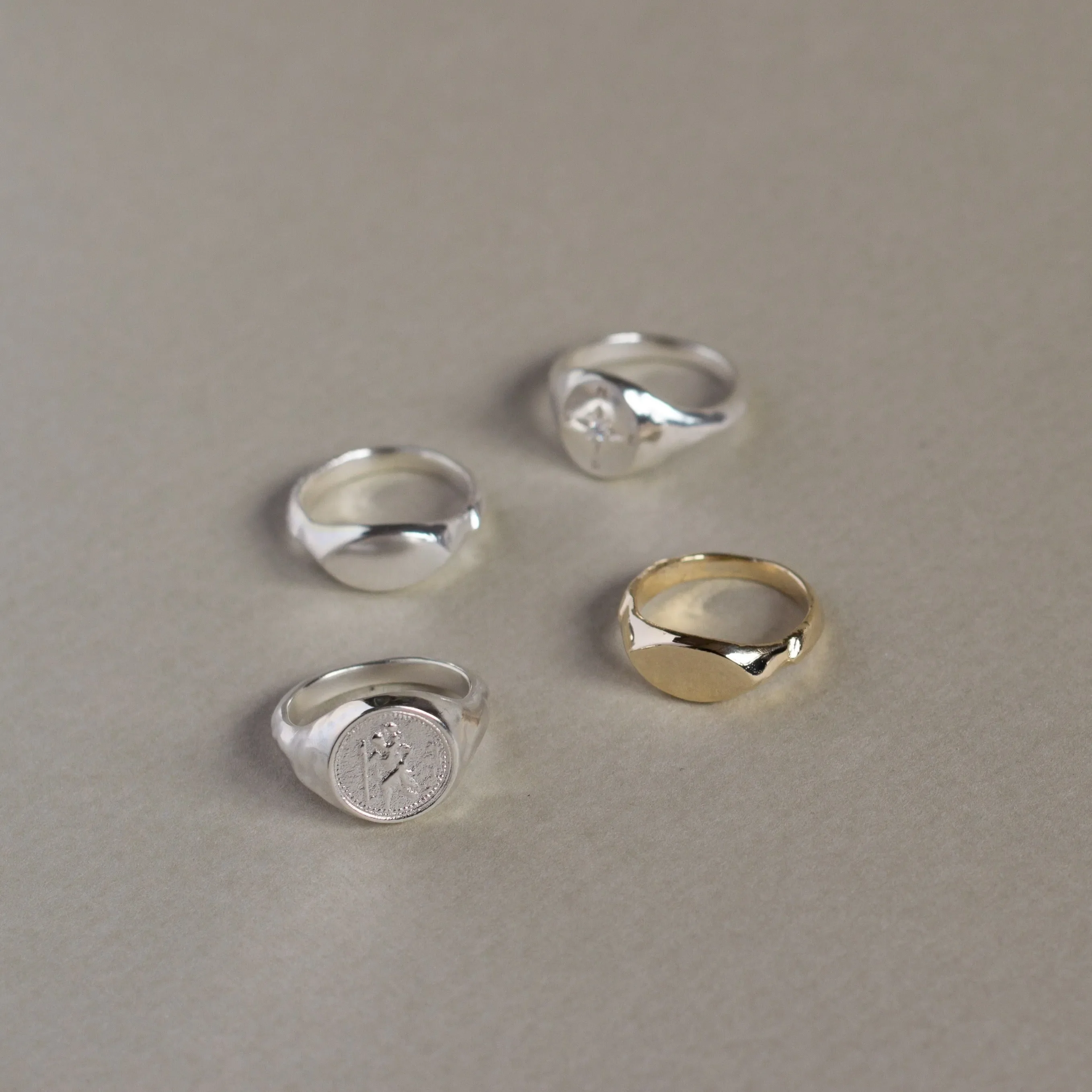 Silver Saint Christopher Signet Ring - Image 9